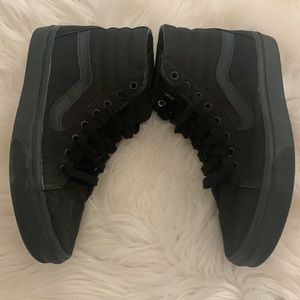 Vans All Black High Tops